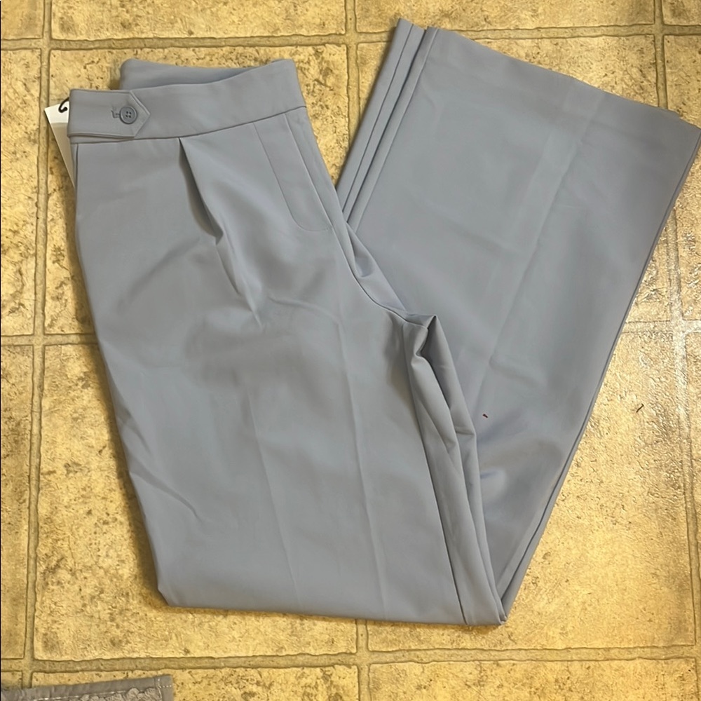 Calvin Klein Light Blue Wide Leg Women’s Dress Pants